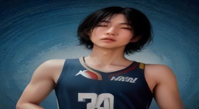 bob体育NBA赛季总结图，球员在球场上高高跃起扣篮，观众席沸腾欢呼